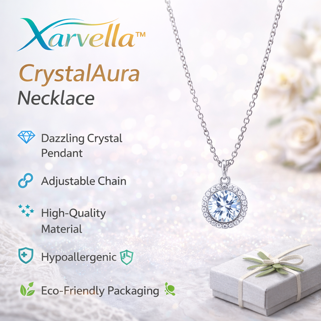 Xarvella™ CrystalAura Necklace