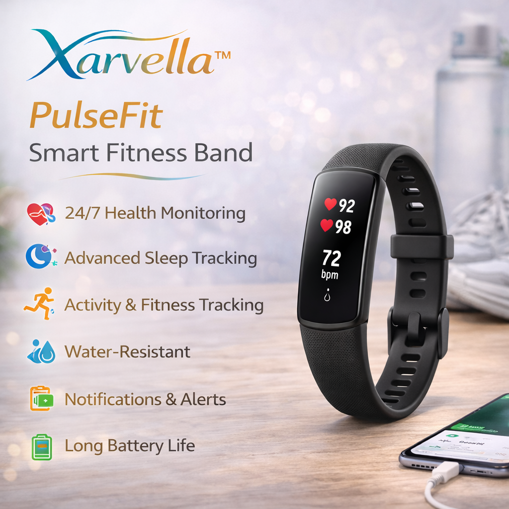 Xarvella™ PulseFit Smart Fitness Band